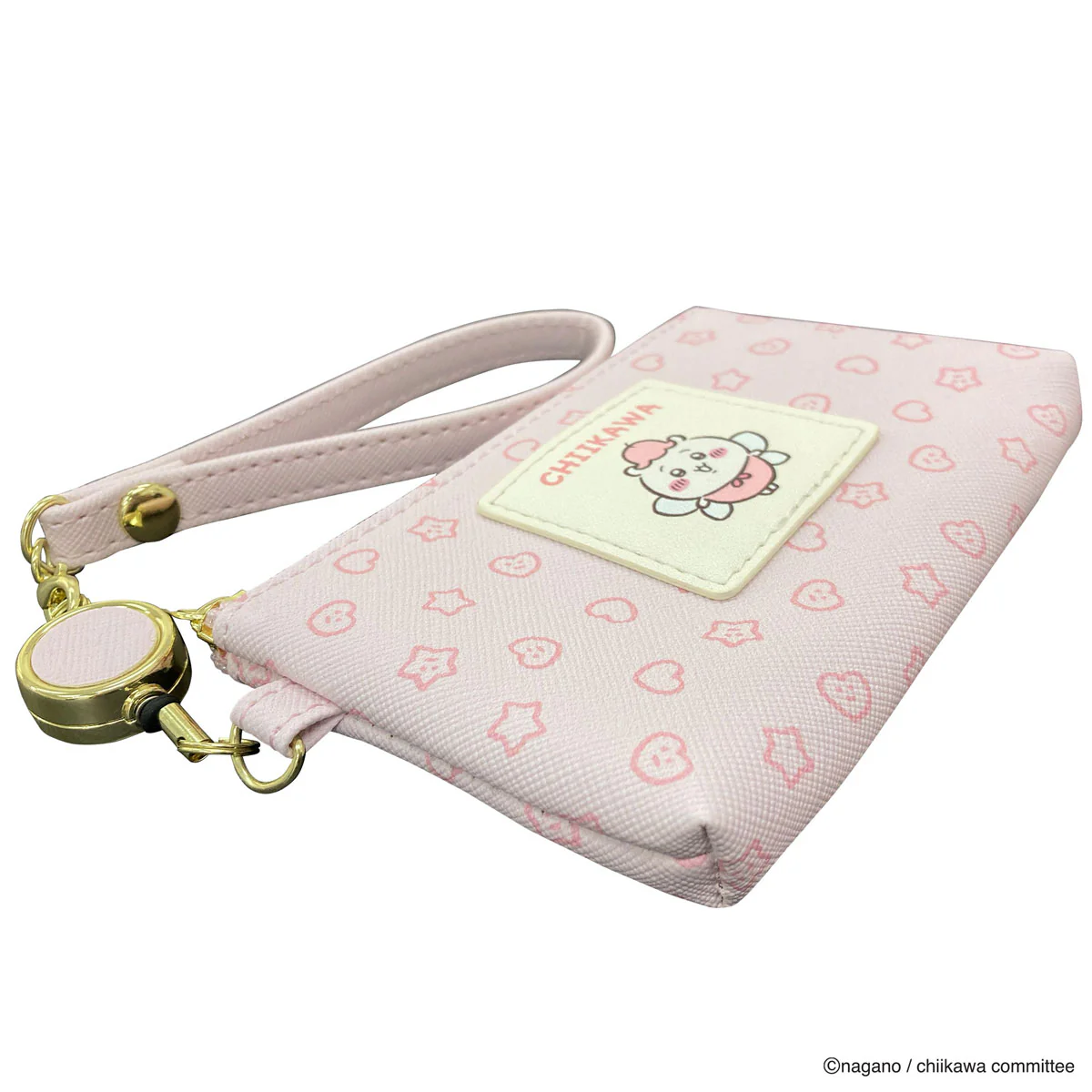 chiikawa|Fairy Star Pass Case Card Holder & Coin Case & Reel|80×122×10mm approx.