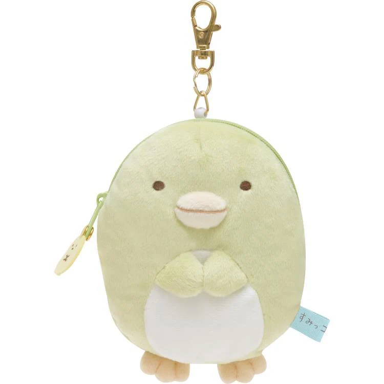 Sumikko gurashi|Plush Pass Case with Reel|145×115×45mm approx.