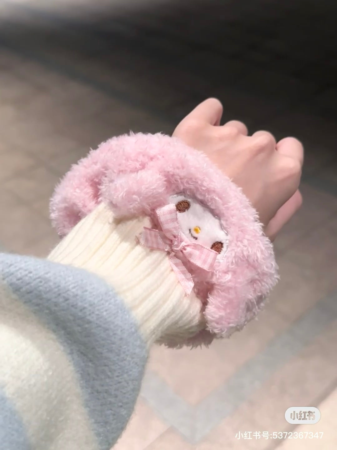 Sanrio|Face shaped Scrunchie|12×3.5×13cm approx.