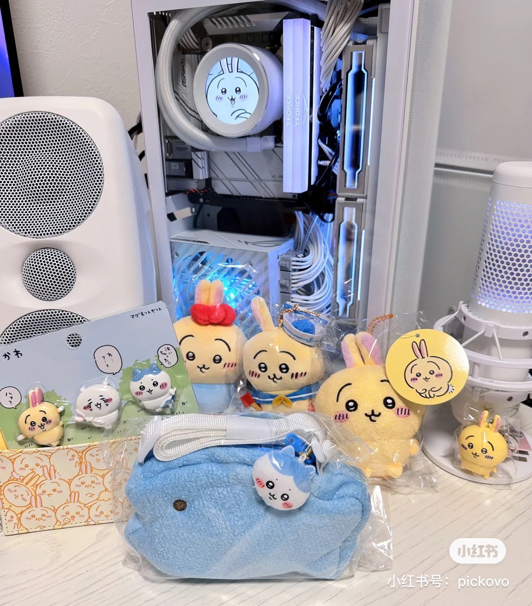 Chiikawa 吉伊卡哇|要背和宝宝一样的小包包/星星/小鱼/小熊斜背包/收纳包/拉链上也有宝宝/捏捏|约 H100 x W115 x D50