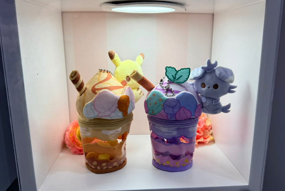 Pikachu|Parfait Mascot Holder /Plush Keychain|W140 x H150 x D80 mm approx.