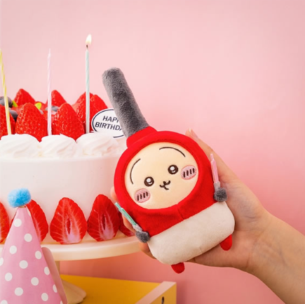 Chiikawa |Heart-warming Mascot/plush Keychain| H175 x W90 x D60mm approx.