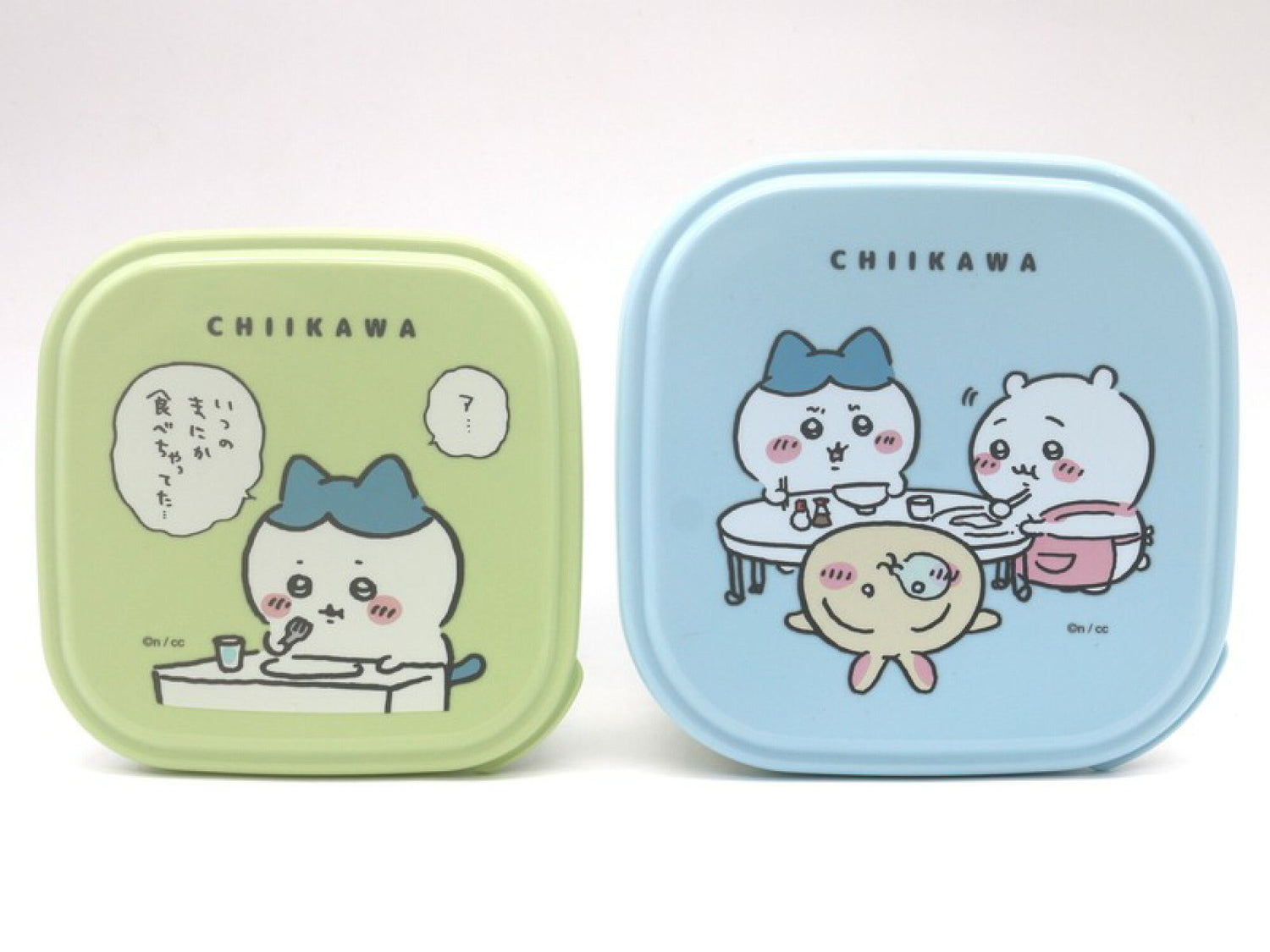 Chiikawa 吉伊卡哇|讨伐成功密封盒/便当盒/收纳盒/2个装|大550ml/小360ml