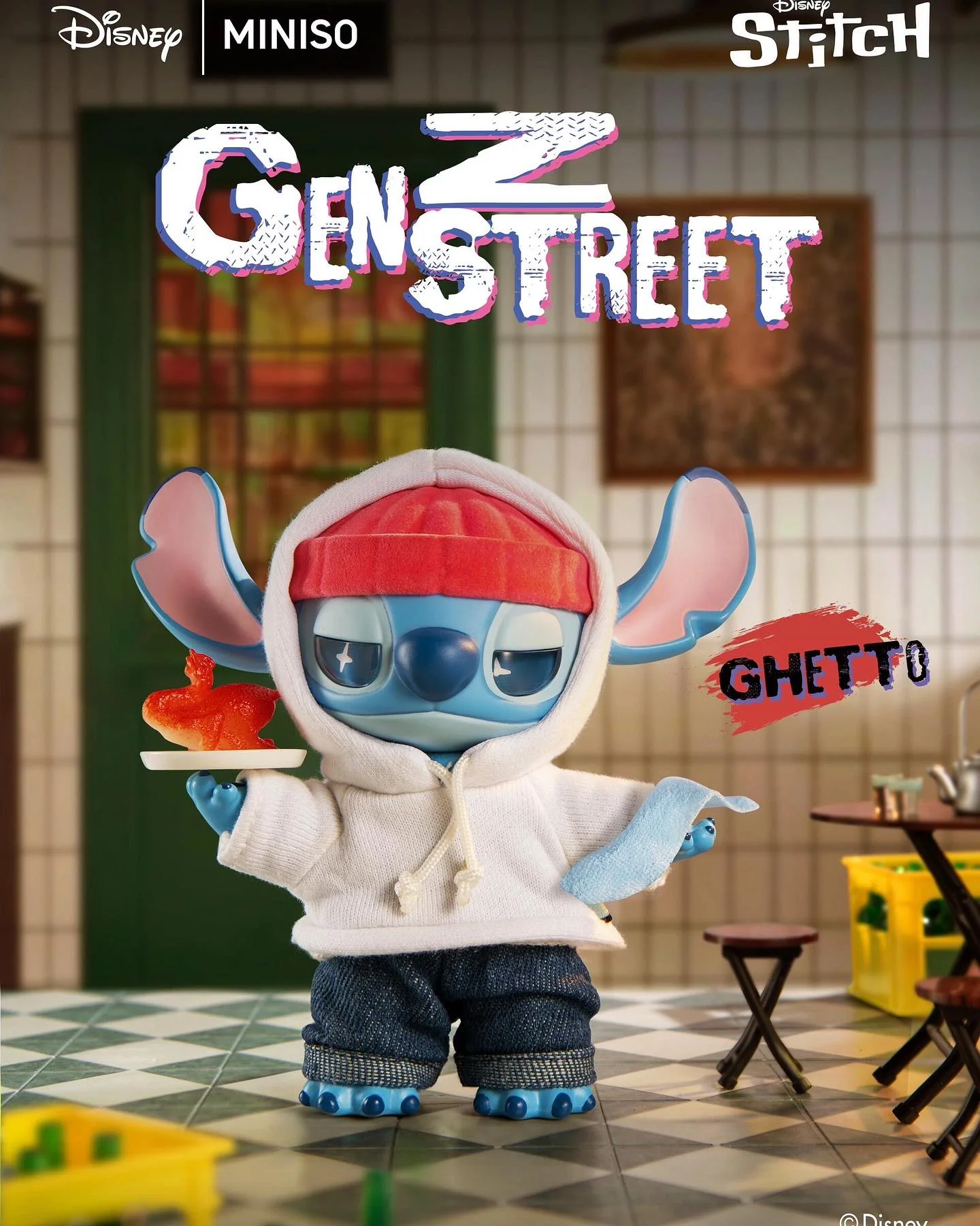 Disney Stitch Genz Series vinyl Doll Keychain Blind Box
