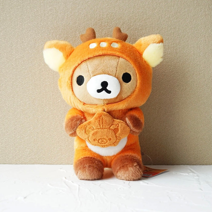 Rilakkuma轻松熊|地域限定御守寓意宫岛鹿角玩偶/公仔|約W170×250mm