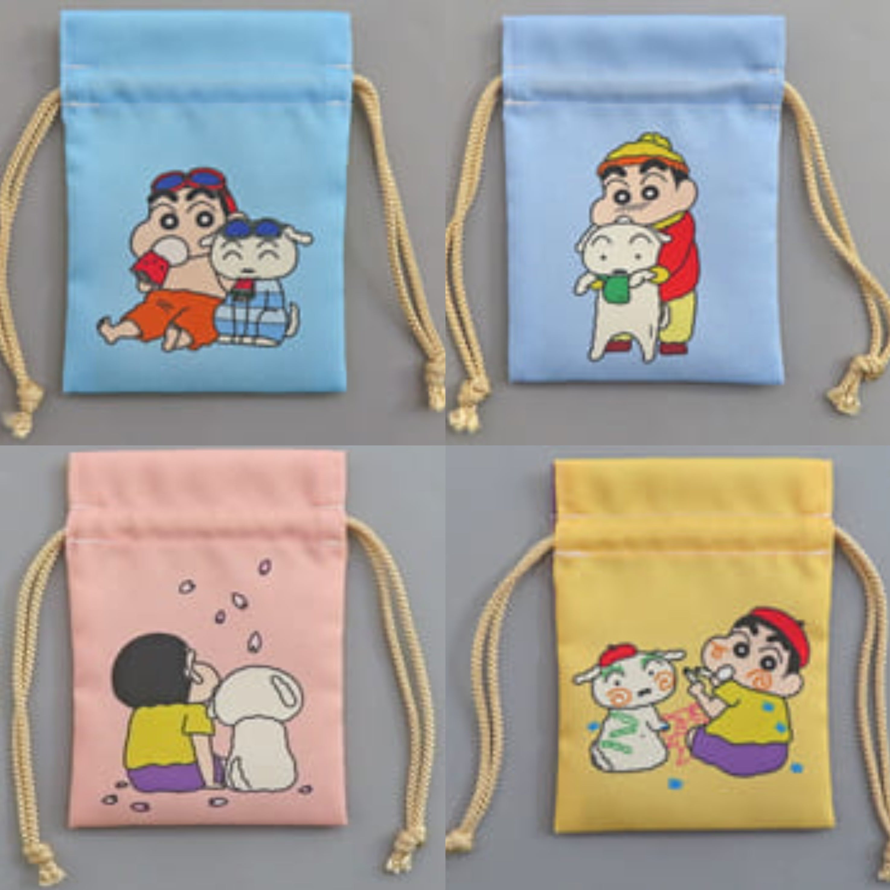 Crayon shin-chan|35th Anniversary Trading Mini Drawstring Bag|W90 x H120mm approx.