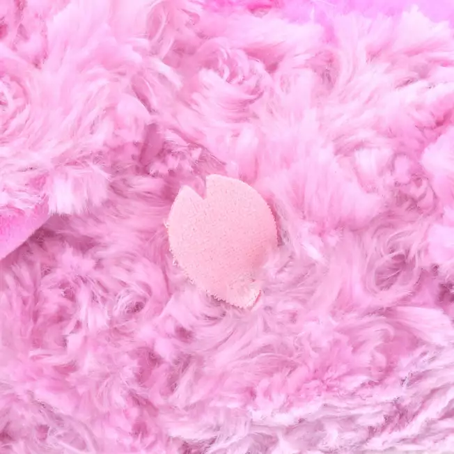 Disney迪士尼|Cherry Blossom Sakura 2025Collection  PlushToy 东迪2025年限定樱花粉坐姿毛绒玩偶/公仔/超好摸玫瑰卷毛| 约高さ31×幅26×奥行き21(cm)