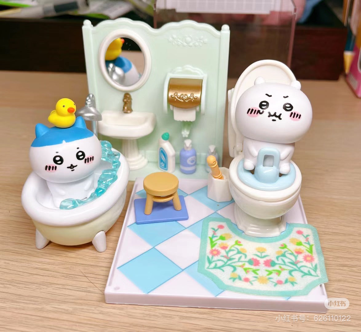 SylvanianFamilies森贝儿家族| Toilet Set 卫生间家具套组/玩具/过家家/不含玩偶5740