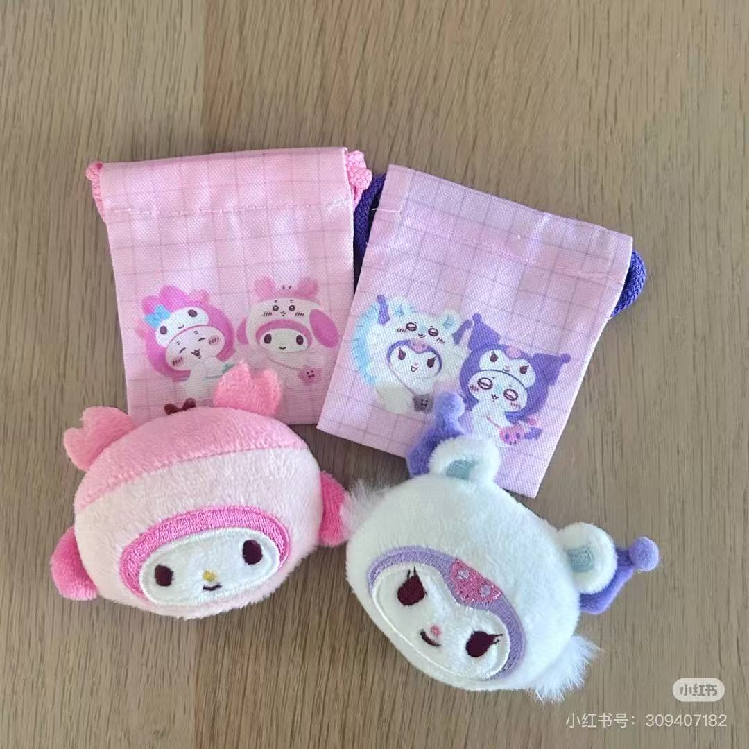 【limit 2】Sanrio|Chiikawa X Sanrio Characters Face Hair Clip mystery bag/blind box/All 10 types|1pcs