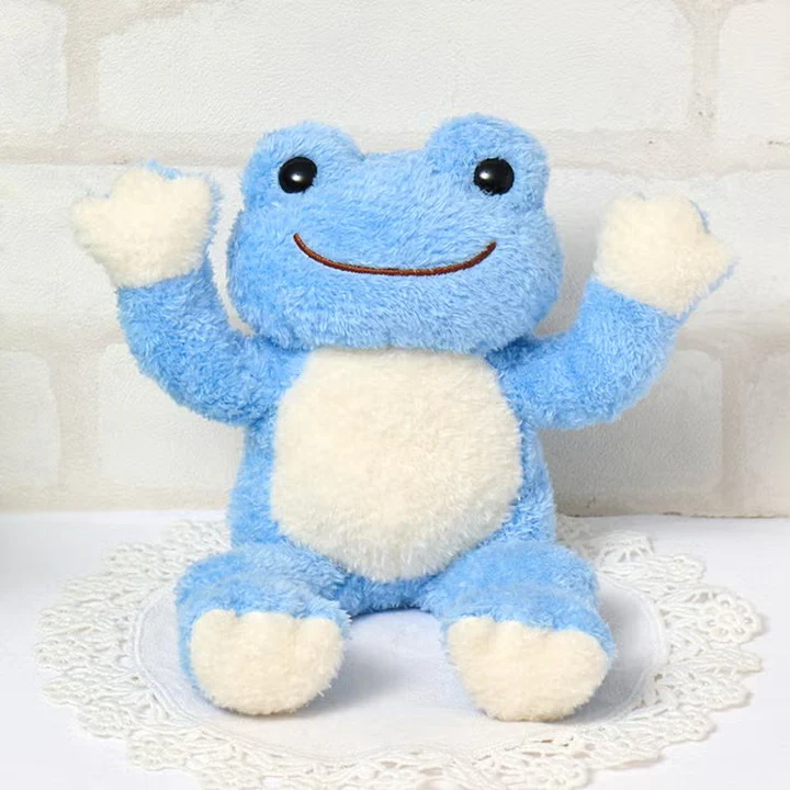 Pickles the Frog|Posing Plush Dolls/Plush Toy|H17×W17×D16cm approx.