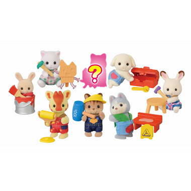 SylvanianFamilies|Baby Collection Baby Craft Lover / Construction Series mystery bag/blind box/All 8 types|1pcs