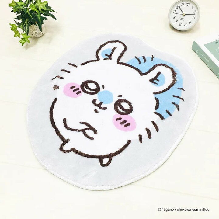 Chiikawa|毛茸茸防滑地毯/地垫/坐垫|約幅40×奥行42cm