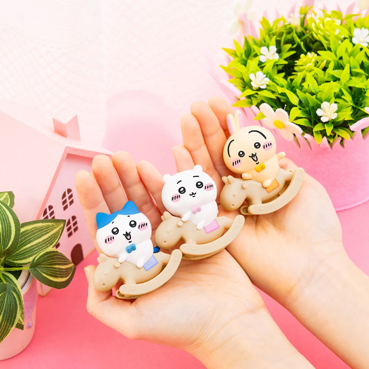 chiikawa|GPSBOX Rocking Wooden Horse Figure Collection mystery bag/blind box/All 8 types|1pcs