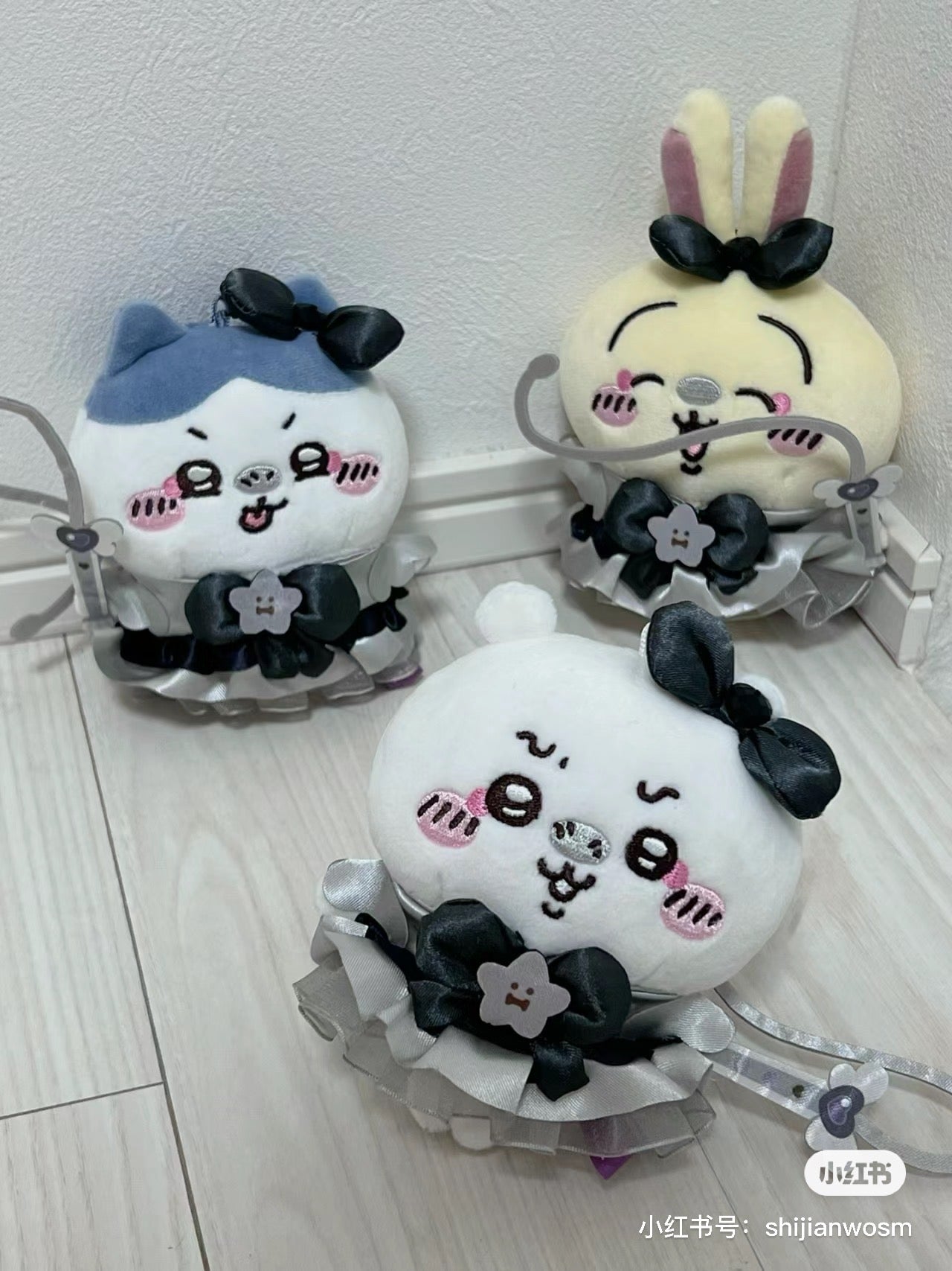 【limit 1】Chiikawa 吉伊卡哇|Magical Chikawa Magical Charge Mascot三代黑魔法少女毛绒玩偶挂件/包挂|約H160 x W110 x D60mm