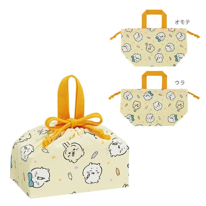 Chiikawa 吉伊卡哇|角色印花手提巾着/便当袋|约W290×H165mm