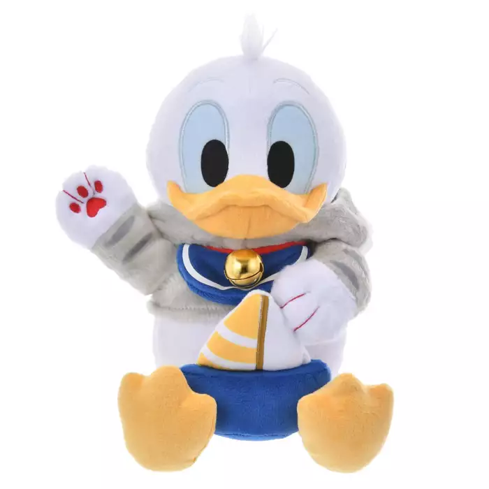 Disney|New Year Collection Plush Toy-Lucky Cat Figure新年招财猫系列坐姿毛绒玩偶/公仔/可脱帽|約H26 x W20 x D19 (cm)