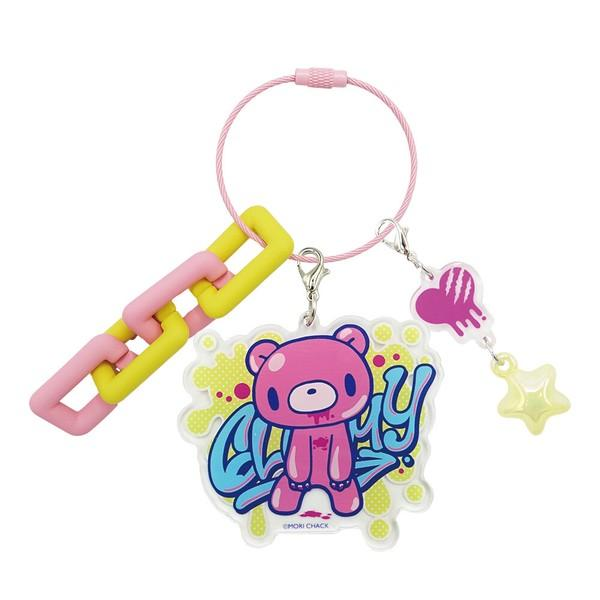 Gloomy Bear|Wire Key Ring Charm Keychain|14.7×12.7cm approx.