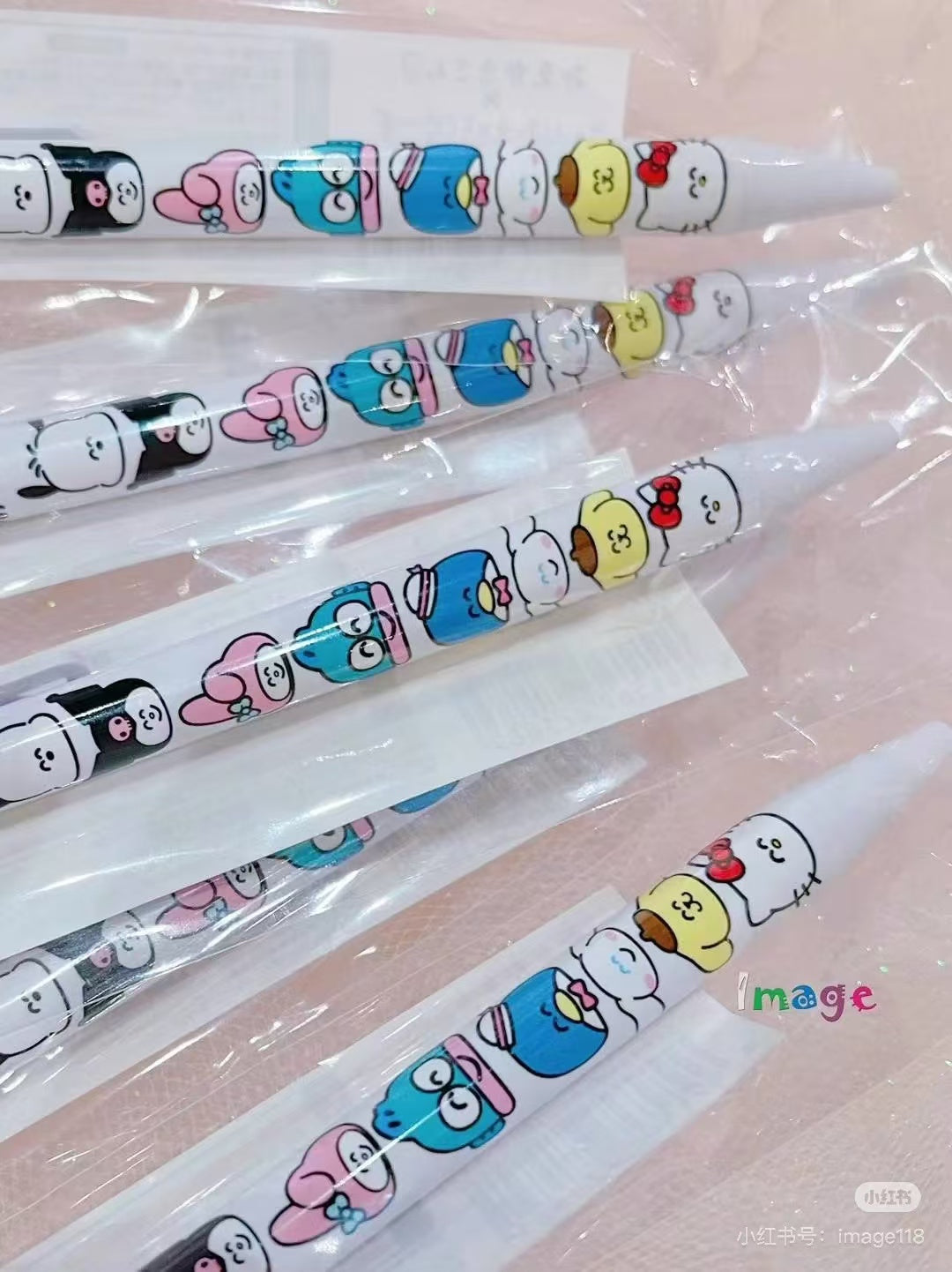 Sanrio|Oekakisan ×Sanrio large head black ballpoint pen large head|0.5mm