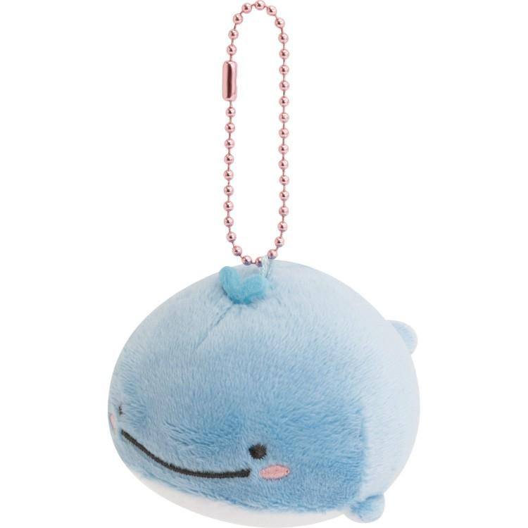 Sanx|Jinbesan and Donut Island Mascot Holder /Plush Keychain|50×55×50mm approx.