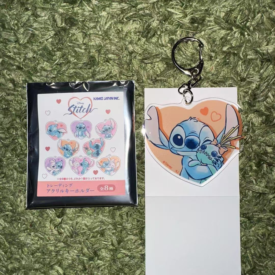 Disney|Stitch Keychain mystery bag/blind box/All 8 types|1pcs