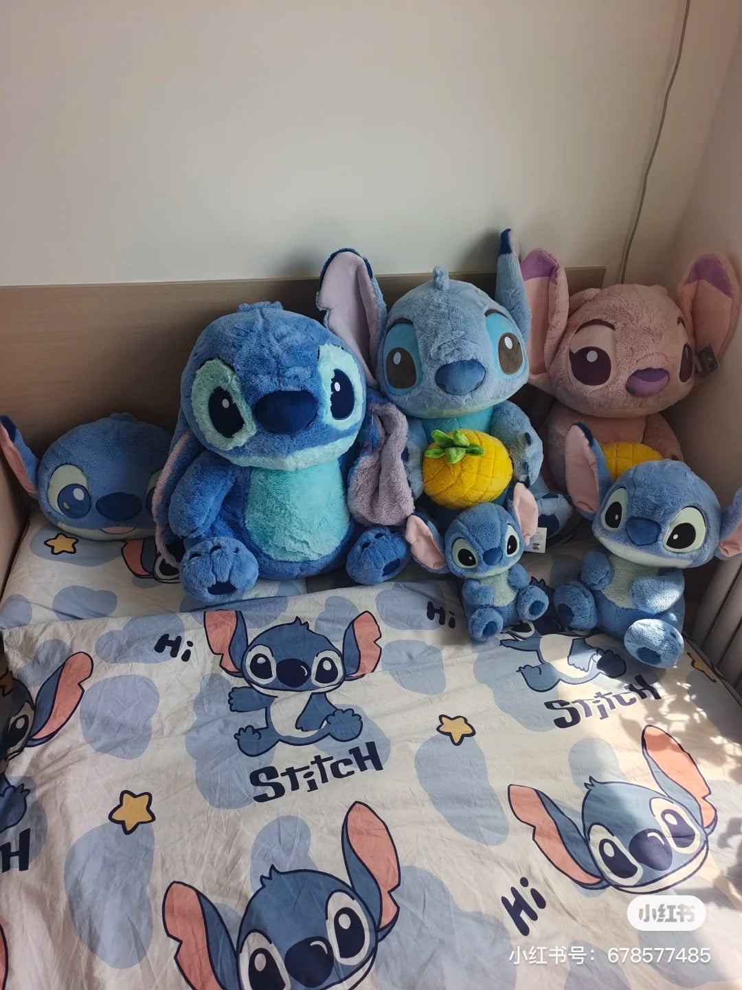 Disney SH|抱抱菠萝超大史迪仔公仔/玩偶