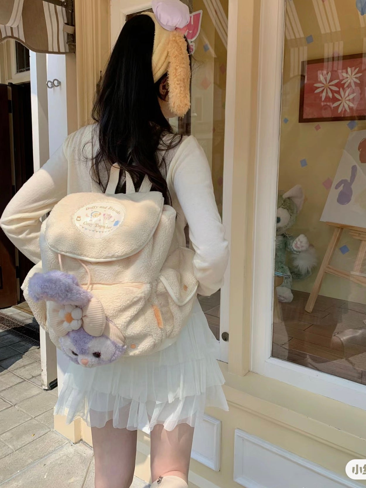 Disney SH|懒懒系列毛茸茸玩偶双肩包