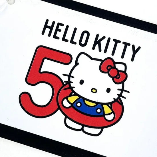 Hello kitty凯蒂猫|50周年限定kitty骑车车较厚质感托特包/内有侧袋|约19cm×30cm×10cm