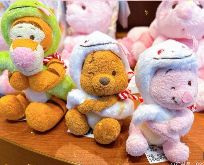 Disney迪士尼|东迪2025蛇年限定可爱角色S号毛绒玩偶/公仔/可脱帽|約高さ13×幅10×奥行き9(cm)