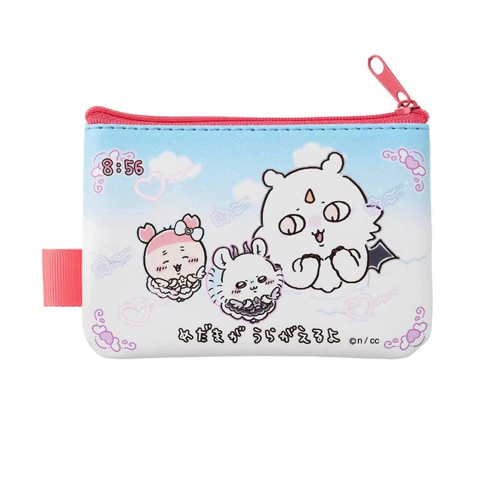 Chiikawa 吉伊卡哇|超魔法少女/小魔仙系列正反不同图案零钱包/收纳包/2只组|各約H85×W125×D10mm