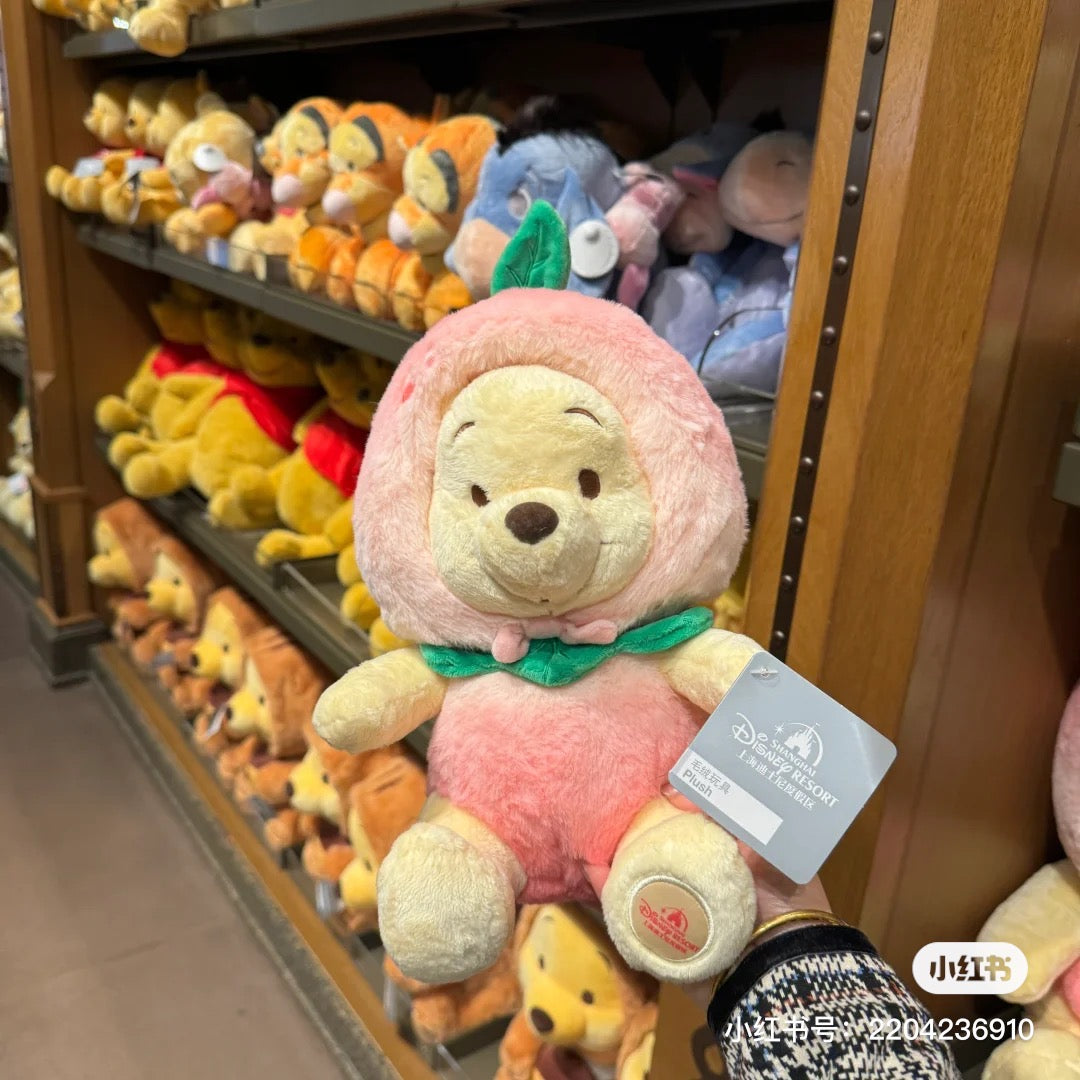 Disney SH|winnie the pooh超柔软mochi水蜜桃噗噗全系列