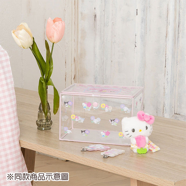 Sanrio|方形扣式抱花收纳盒|约18.2 x 12 x 12 cm