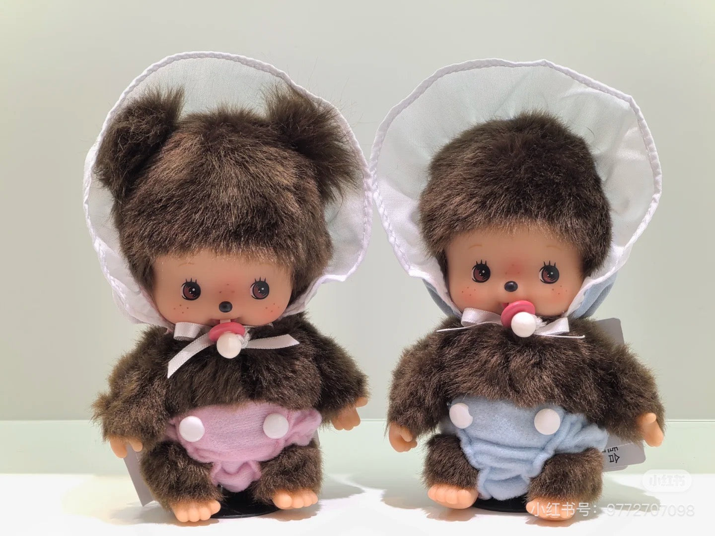Monchhichi|Bebichhichi Plush Doll|S/13 x 8.7 x 6.2 cm approx.✔️
