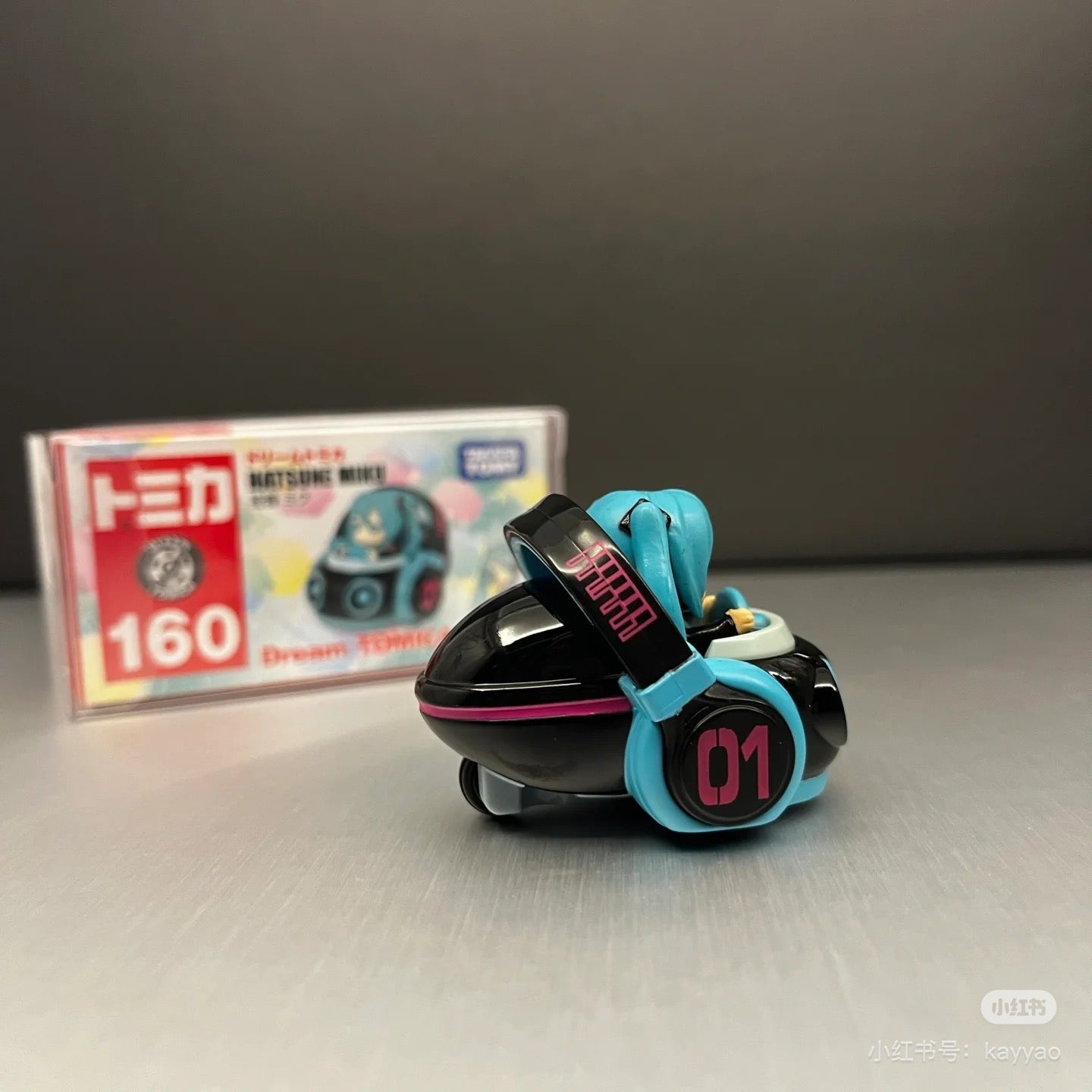 Tomica|Dream Tomica Hatsune Miku No.160 Diecast Scale Model Car多美卡初音未来玩具汽车/摆件|约 W78×H41×D39mm