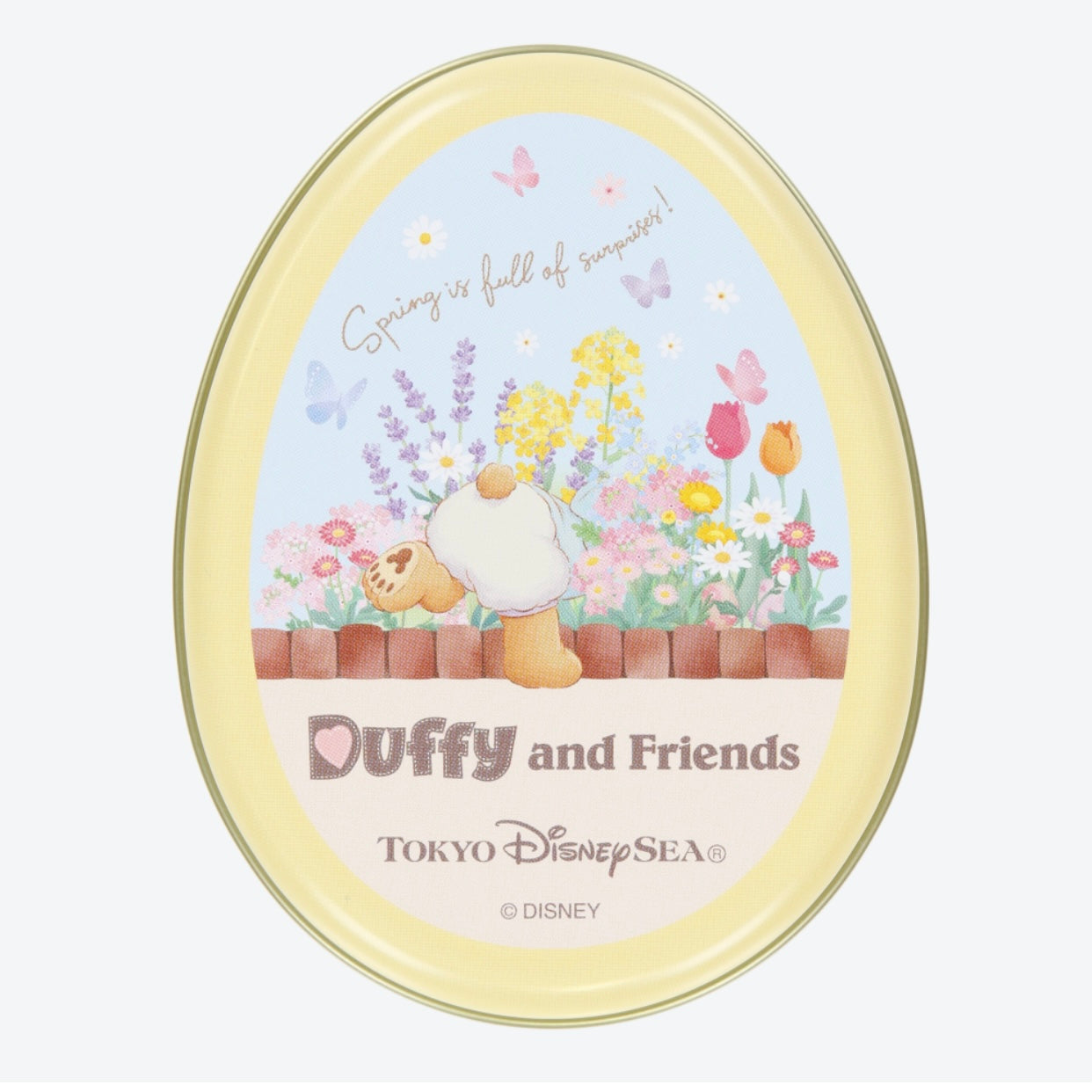 Disney迪士尼|2024东迪春日复活节限定小礼盒蛋蛋铁盒造型糖/正反都可爱|约9*11*3cm【24.10.11】