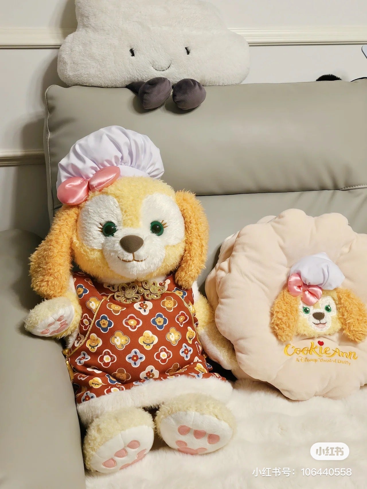 Disney SH|cookie可琦安饼饼夹心饼干抱枕/靠枕