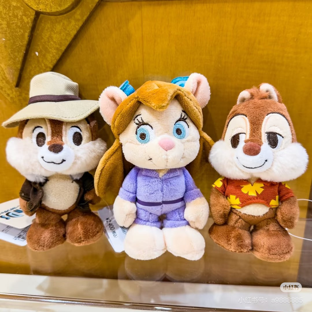 Disney|Chip and Dale Rescue Rangers StanDs Plush Toy|12.5×7×7cm approx.
