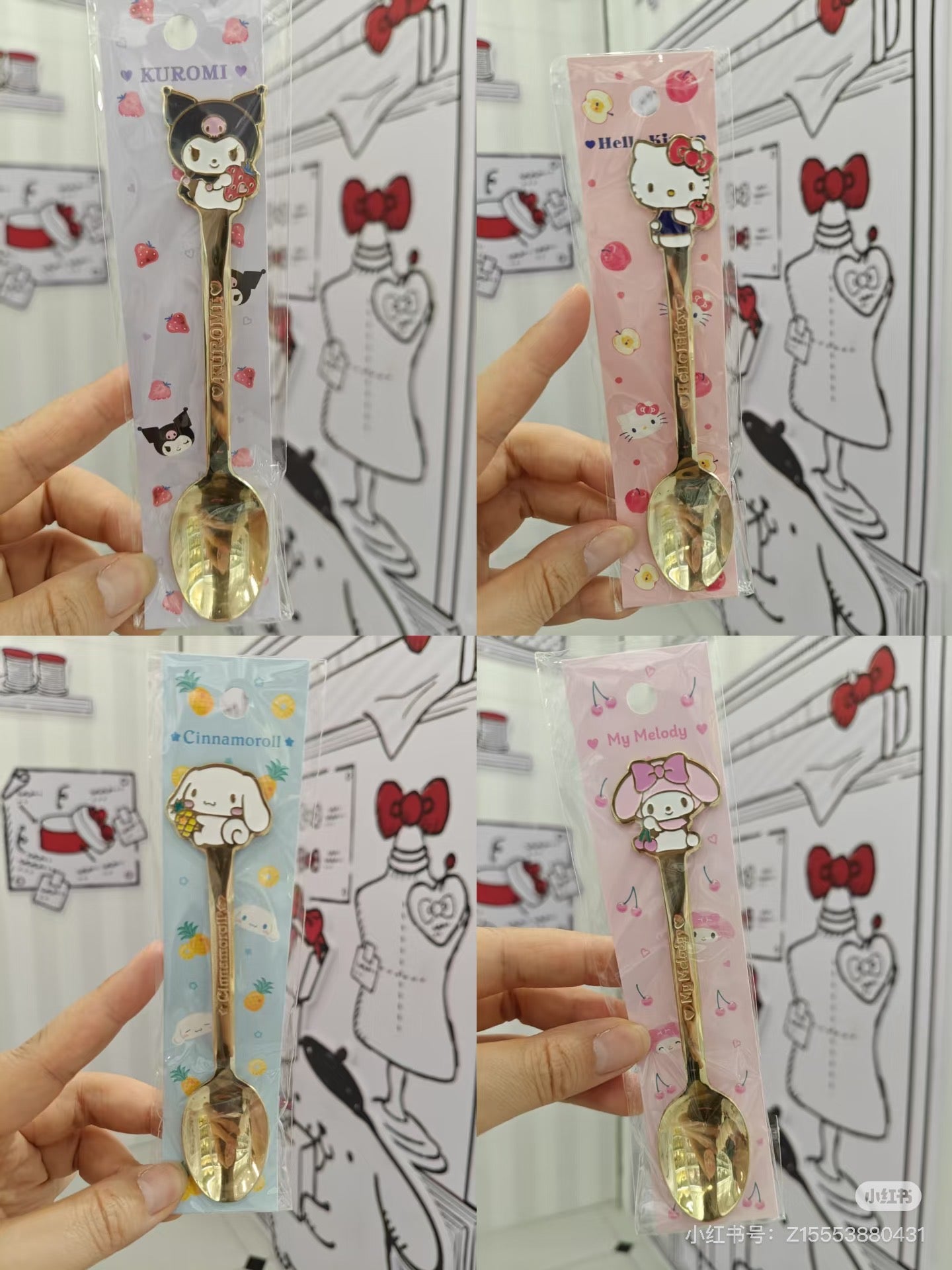 Sanrio|Stainless Spoon|2.9×0.5×14.2cm approx.