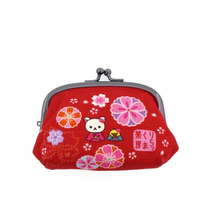 Rilakkuma轻松熊|茶房限定大款口金包|约W120×H90(mm)