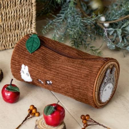 My neighbor totoro|宫崎骏刺绣龙猫树根大容量笔袋/收纳包|约18 x 8 x 8 cm