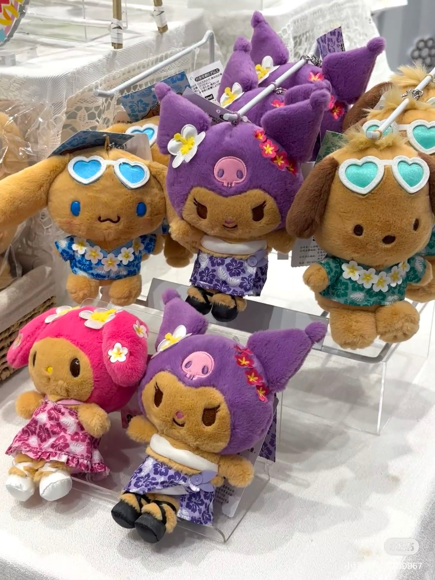 【limit 1】Sanrio|Endless Summer Vacation Mascot Holder /Plush Keychain|10.5×7×15cm approx.