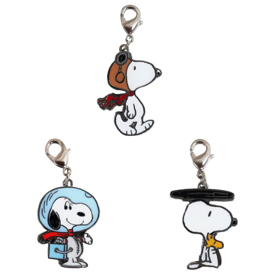 Snoopy史努比|Peanuts Metal Charm Keychain可爱服装合金钥匙扣挂件/包挂|约H7.5×W3.5×D0.3cm