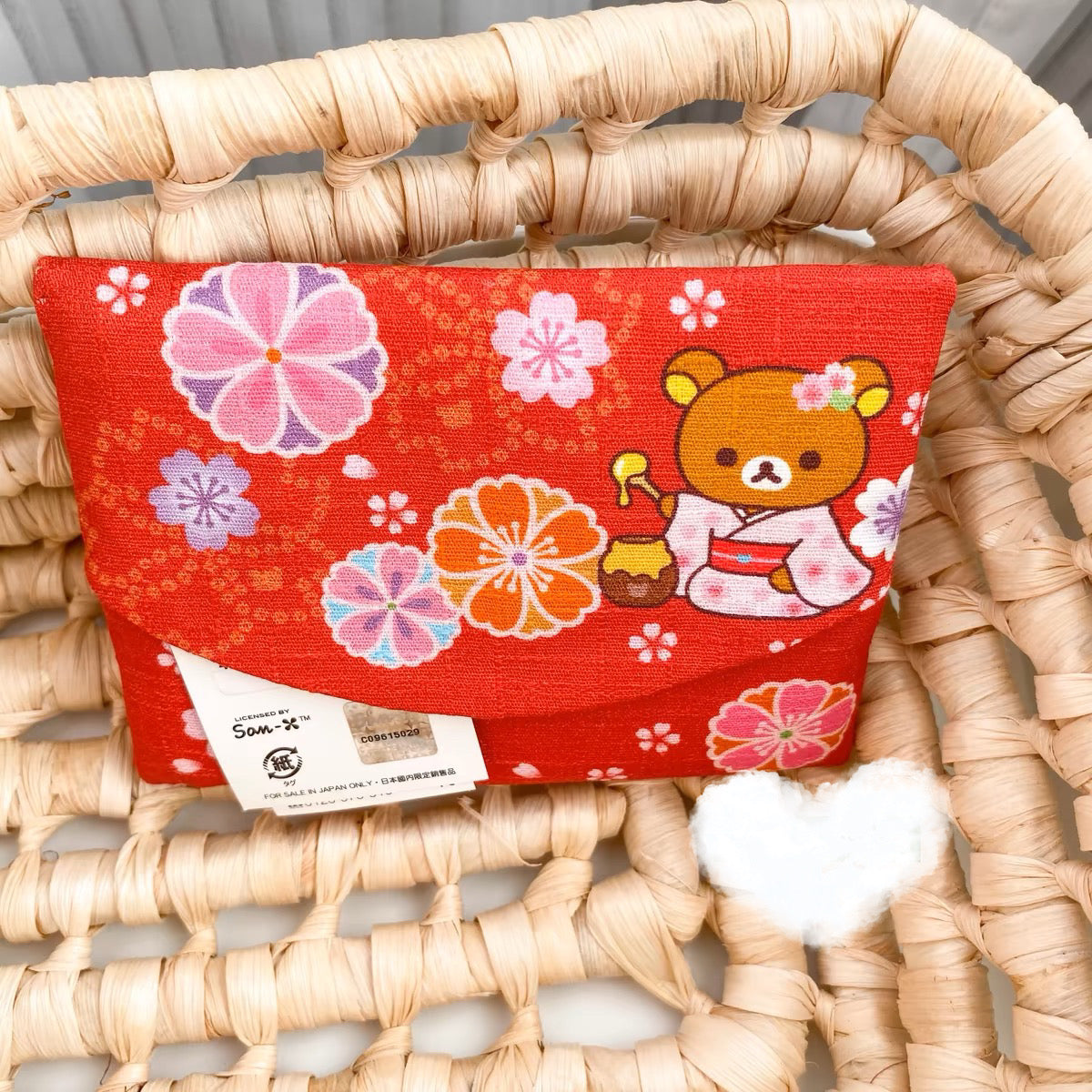 Rilakkuma轻松熊|茶房限定纸巾包/收纳包|约W120×H90(mm)