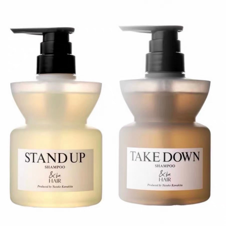 & BE河北裕介|HAIR洗发水/白色清爽蓬松柔韧/棕色滋润蓬松保湿光泽|400ml