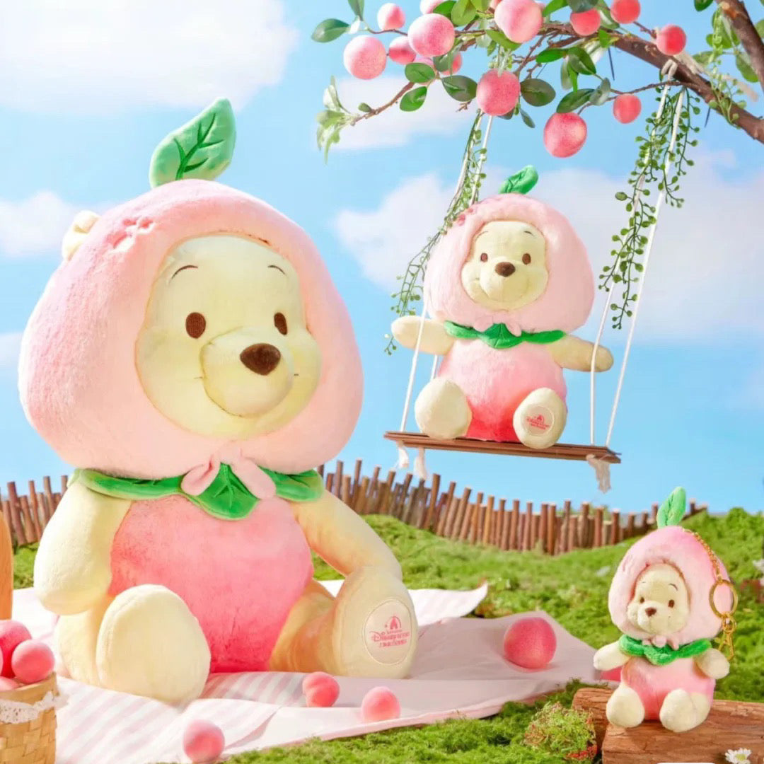 Disney SH|winnie the pooh超柔软mochi水蜜桃噗噗全系列