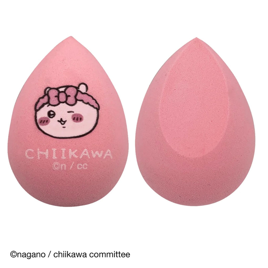 Chiikawa 吉伊卡哇|可爱角色美妆蛋/彩妆蛋?收纳盒|約直径57×H82mm