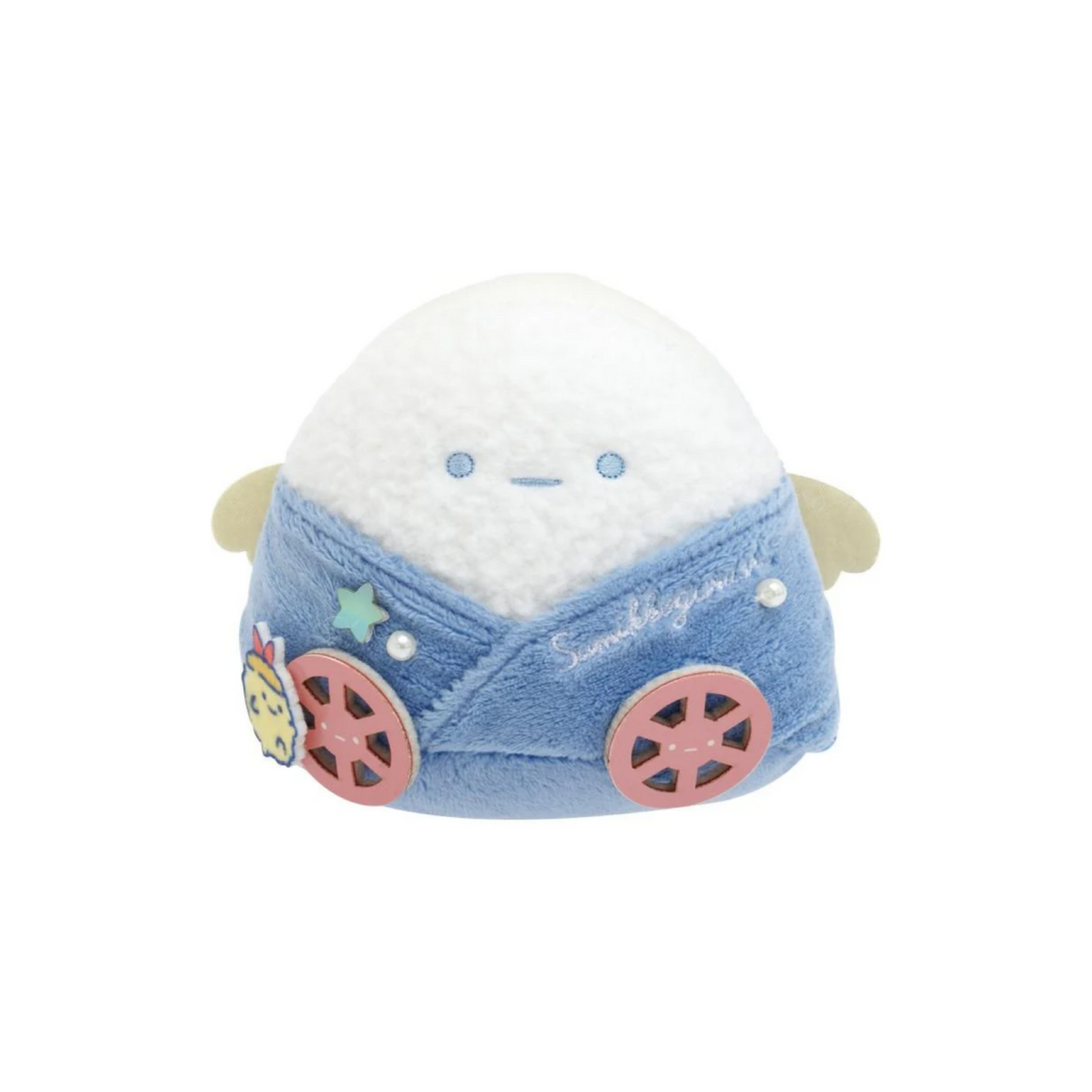 Sumikko Gurashi |Dreaming Idol Tenmusu Stage Onigiri Omusubi Trolley Hand-held Plush Toy|75×110×65mm approx.