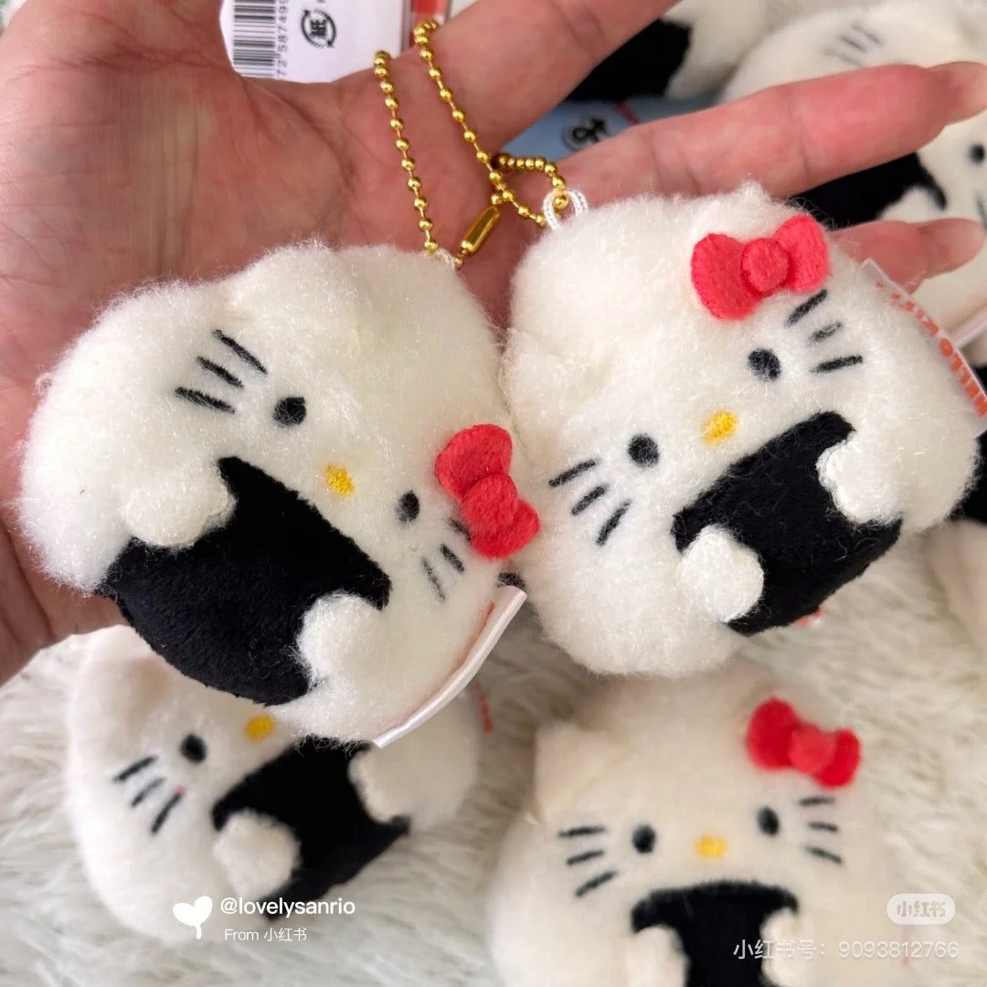 Sanrio|Onigiri Series Ball Chain Mascot Holder /Plush Keychain|65×74×3mm approx.