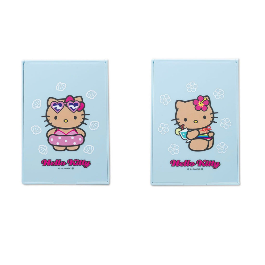 Sanrio三丽鸥|Avail联名黑皮Hello Kitty折叠镜子|约H16xW11cm