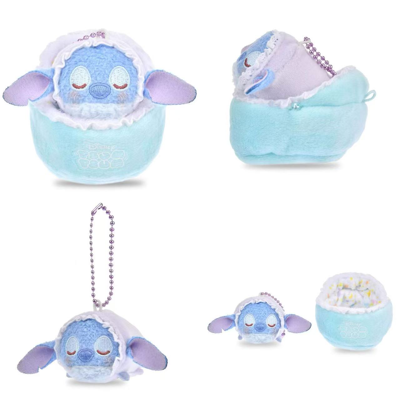 Disney|Sleep TSUM TSUM Mascot Holder /Plush Keychain|4cmx 8.5cmx 6cm approx.