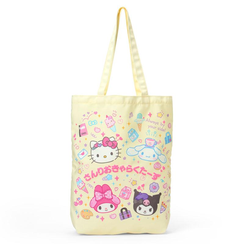 Sanrio|School Collection Characters Tote Bag|W36 x D10 x H40cm approx.